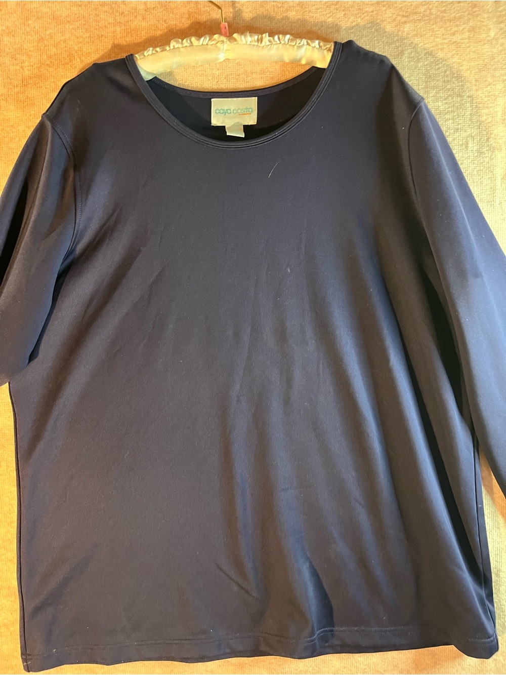Source Unknown Navy Long Sleeve Crewneck Top